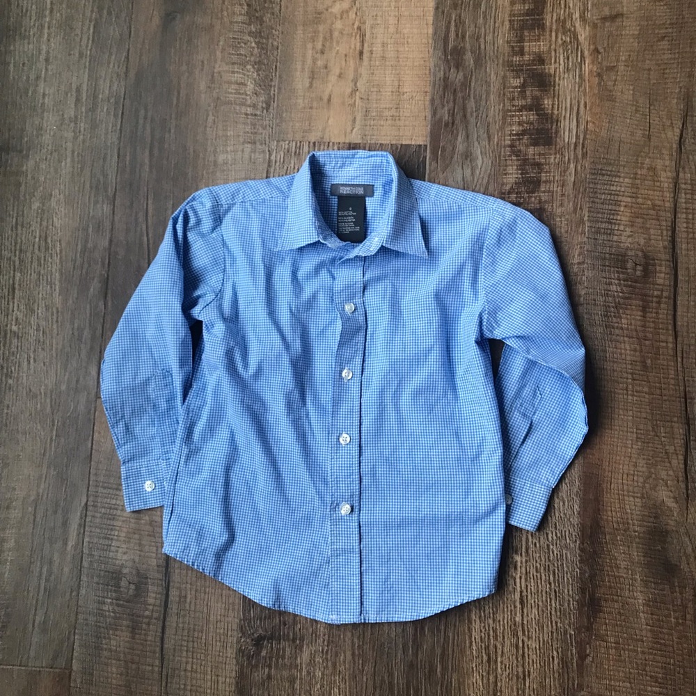 Kenneth Cole Reaction Boys Button Up Dress Shirt